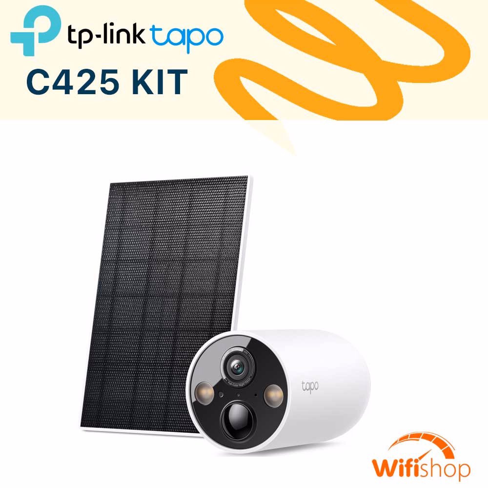 Camera Năng Lượng Mặt Trời - TP-Link Tapo C425 KIT (3MP) 2K QHD (2560x1440)