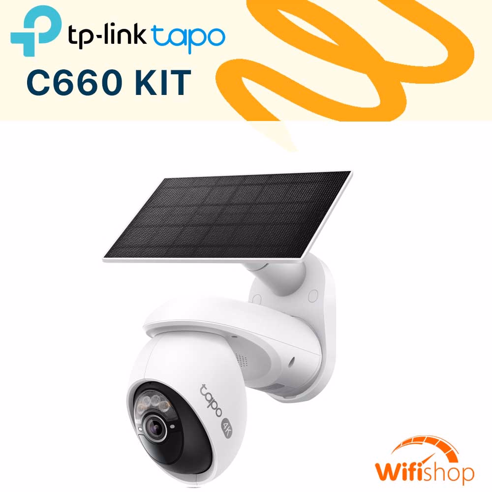 Camera Năng Lượng Mặt Trời - TP-Link Tapo C660 KIT (8MP) 4K (3840×2160)