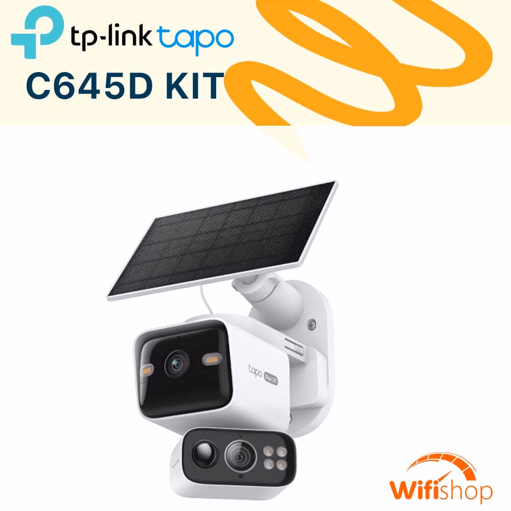 Camera Năng Lượng Mặt Trời - TP-Link Tapo C645D KIT (3MP) 2K (2304×1296) & 2K 3MP (2304×1296)