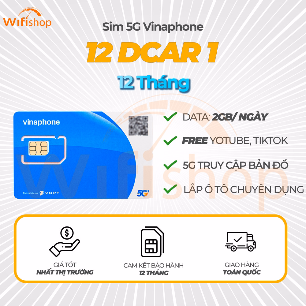 Sim Lắp Màn Hình Android Box Miễn Phí Youtube, Tiktok, Truy cập 5G Google, VietMap