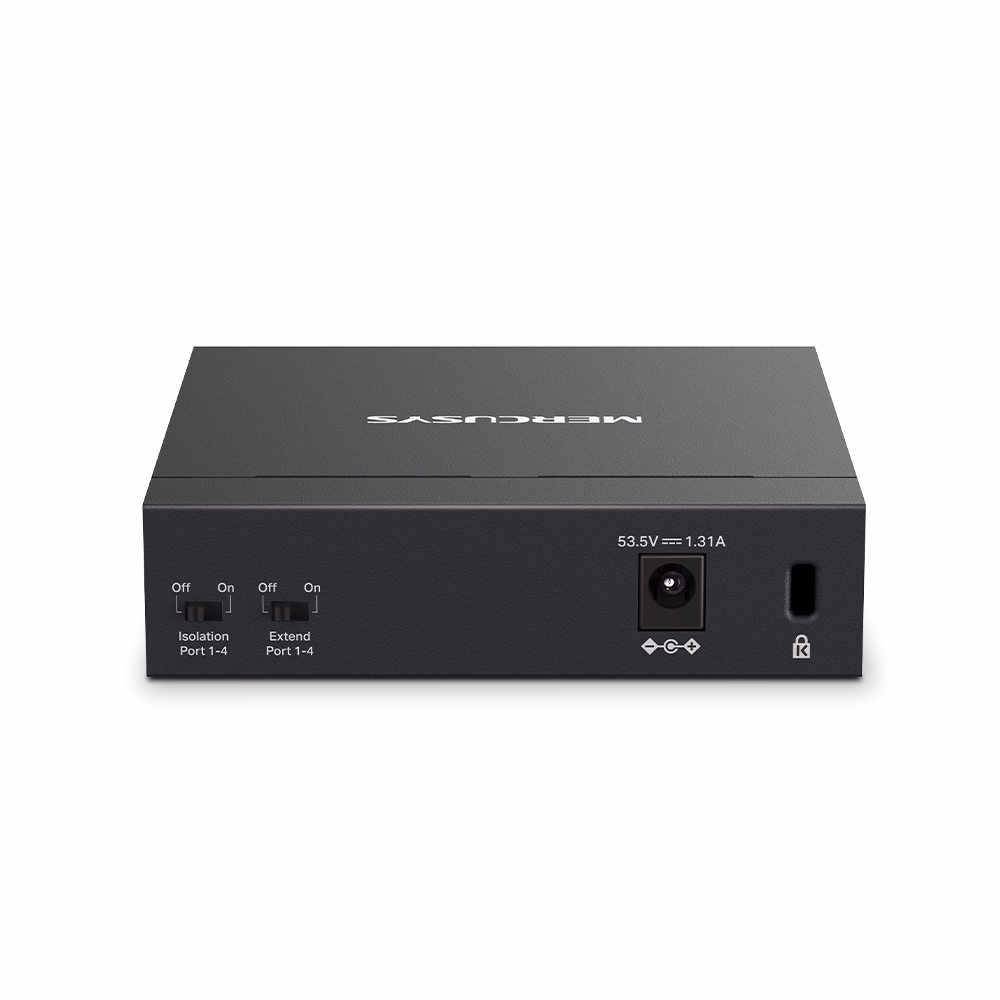 Switch Mercusys MS105GP 5 Cổng 1Gbps + 4 Cổng POE