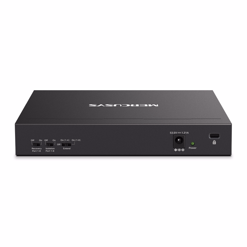 Switch Mercusys MS110CP 8 Cổng + 2 Cổng Gigabit với 8 Cổng PoE+ 100 Mbps