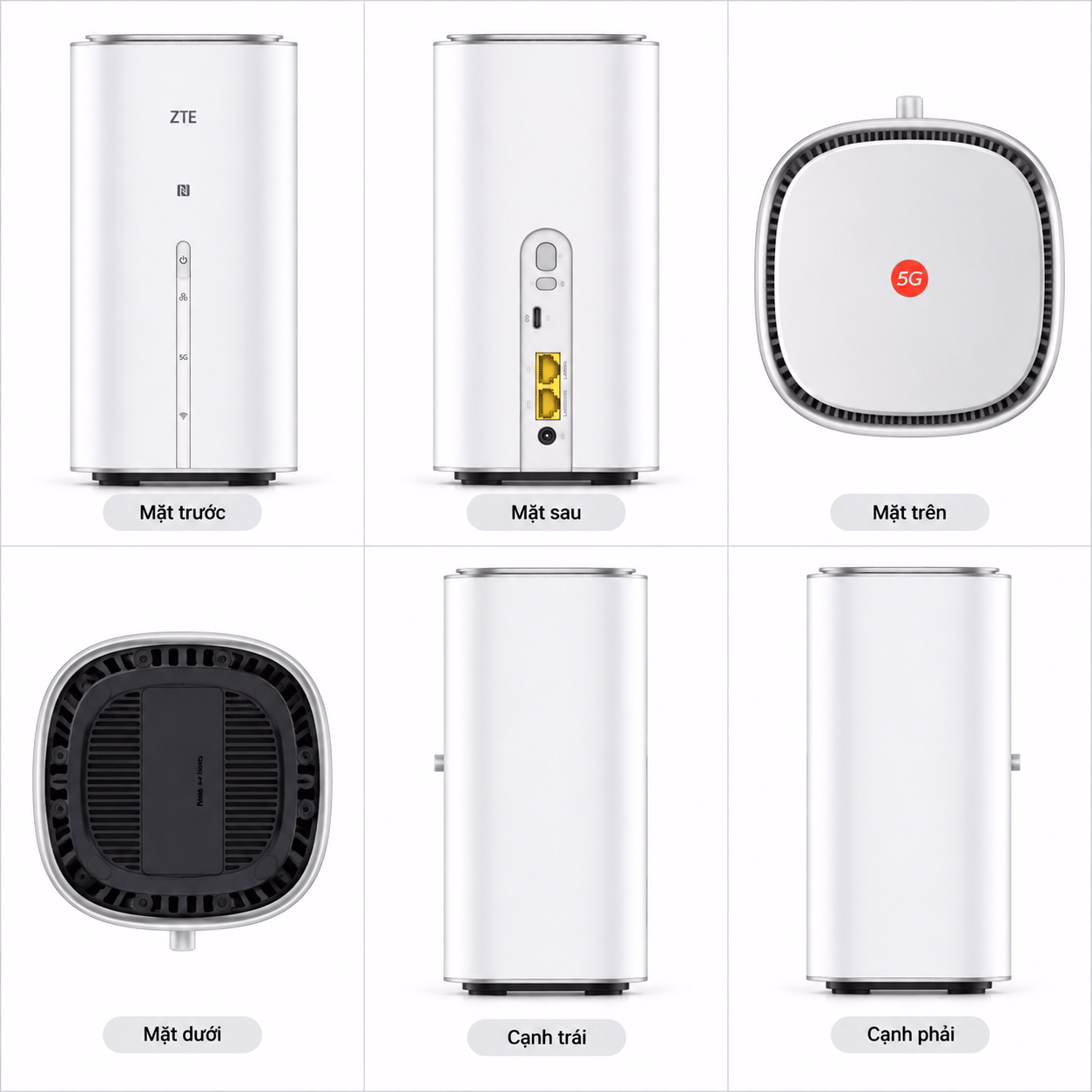 Router 5G ZTE G5 Ultra (MC8531) tốc độ 4.29Gbps Wi-Fi 7 BE7200