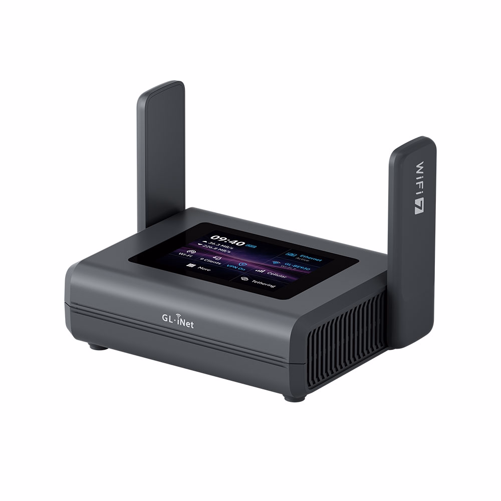 Bộ Phát Wifi 7 GL.iNet Slate 7 Pro (GL-BE10000), Cổng 2.5GbE, Ba băng tần - Router VPN