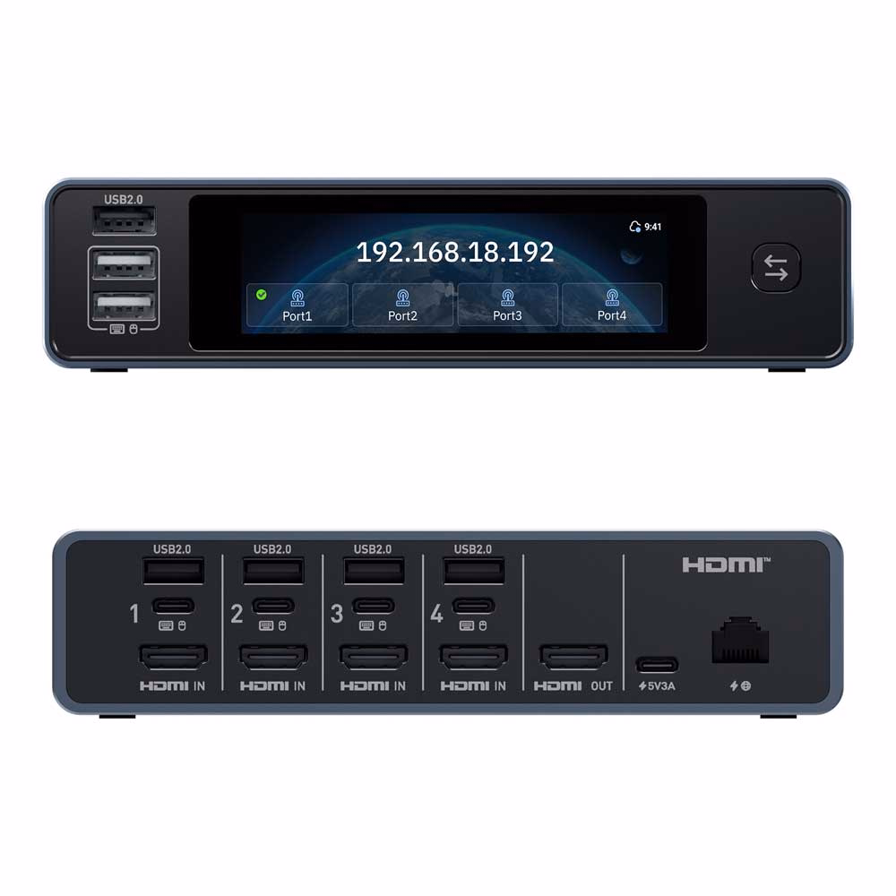 Thiết bị điều khiển từ xa kết nối 4 cổng POE GL.iNet Comet X (GL-RM4PE)