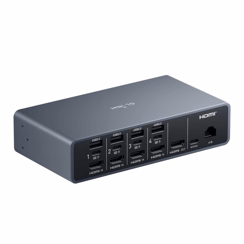 Thiết bị điều khiển từ xa kết nối 4 cổng POE GL.iNet Comet X (GL-RM4PE)