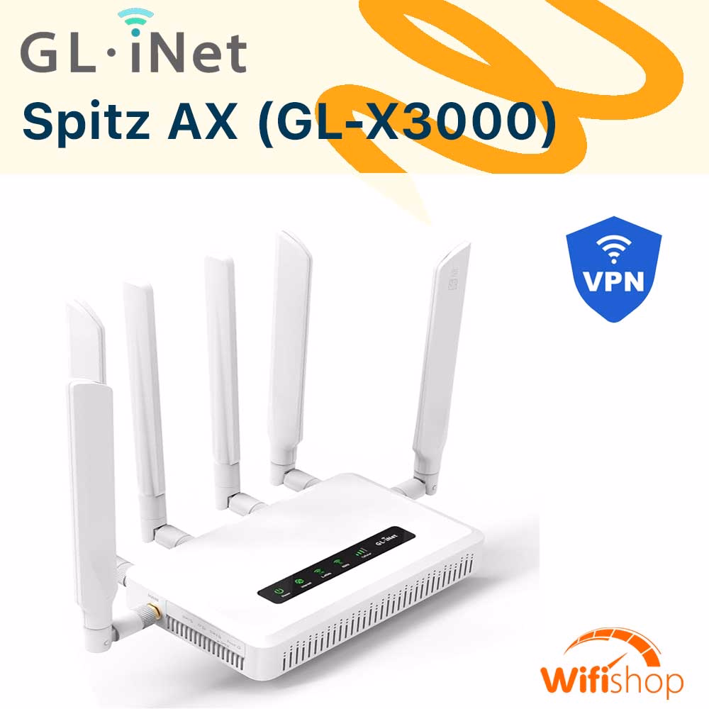 Bộ Phát Wifi 2Sim GL.iNet Spitz AX (GL-X3000)
