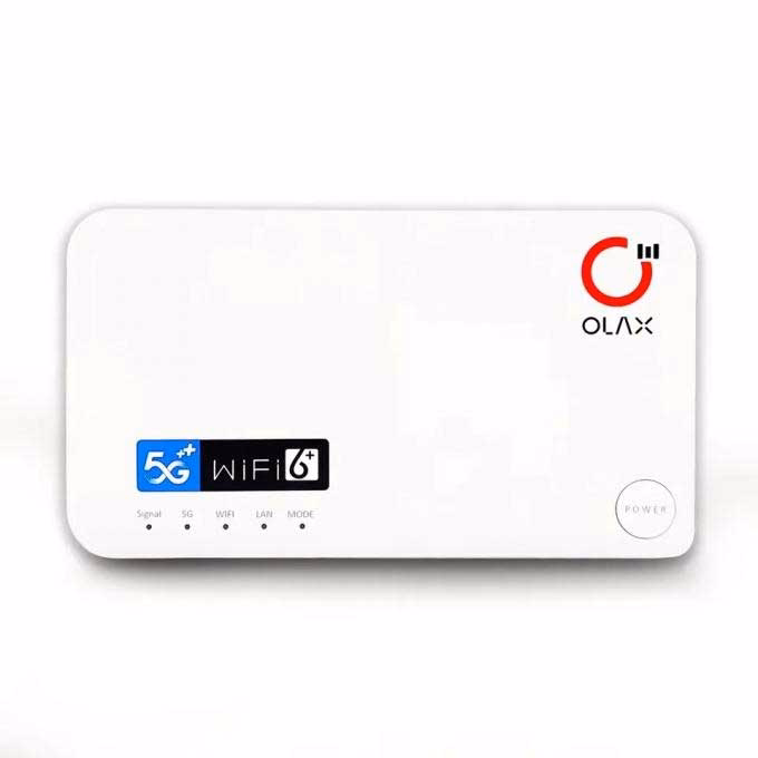 Bộ phát WiFi 5G OLAX G5010 – WiFi 6, pin 4000mAh, hỗ trợ 64 thiết bị