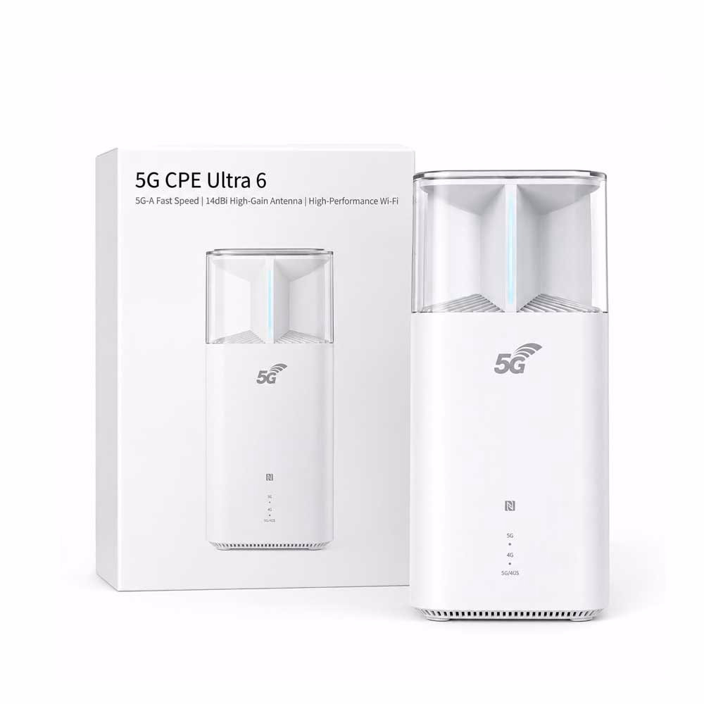 Bộ Phát WiFi Huawei H168-383 - 5G CPE Ultra 6 Brovi Wifi 7 BE9400 tốc độ dowload 11.7Gbps