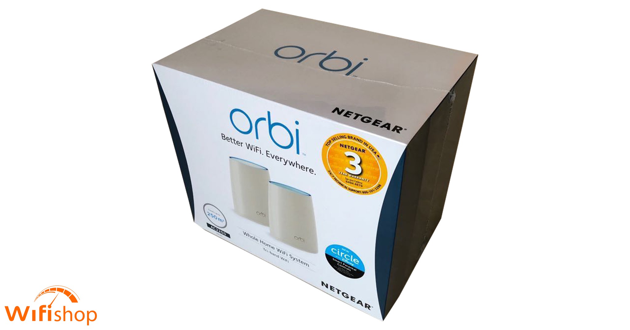 Bộ Phát WiFi Netgear Orbi RBK40 AC2200 2-Pack