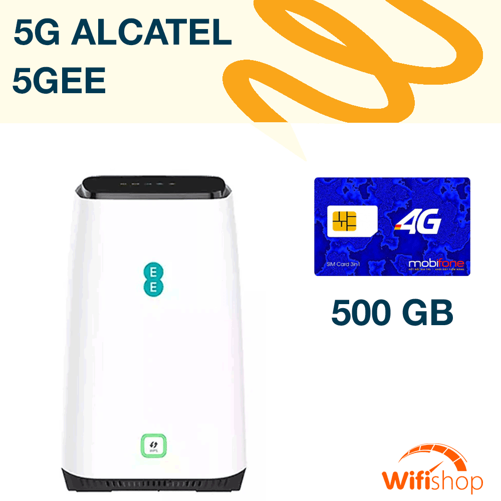 Bộ Phát WiFi 5G Alcatel 5GEE tốc độ 4.67Gbps, Kết nối 64 thiết bị