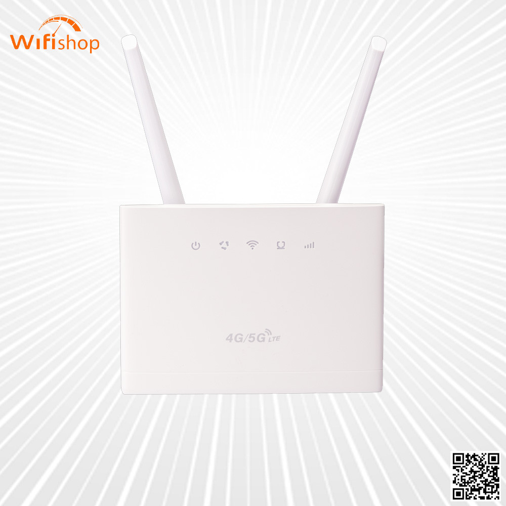 Bộ phát Wifi 4G CPE B525 Pro hỗ trợ 1 cổng LAN, cho phép 32 thiết bị kết nối