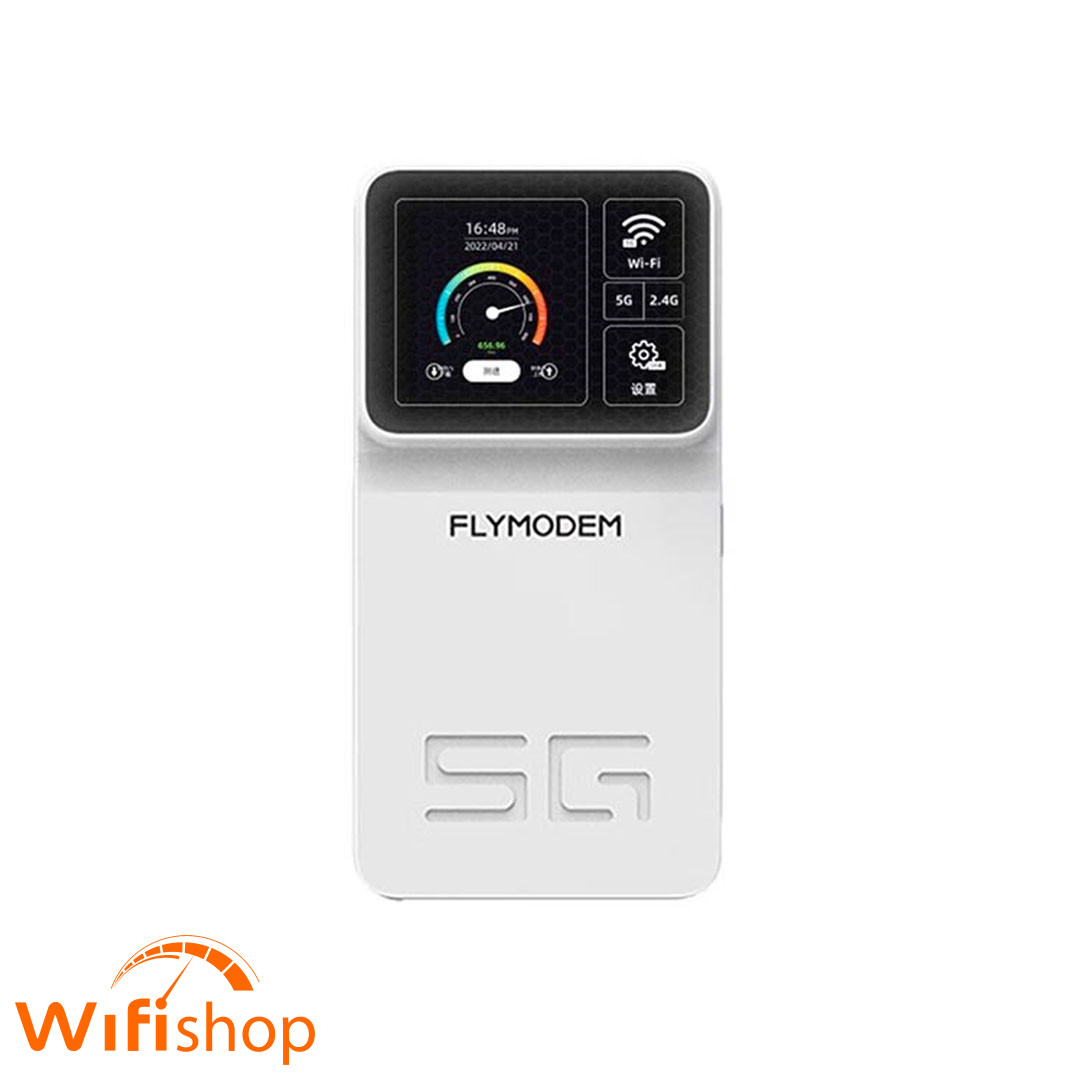 Bộ Phát Wifi 5G Flymodem MF08 Tốc Độ 2.7Gbps, Kết nối 30 thiết bị