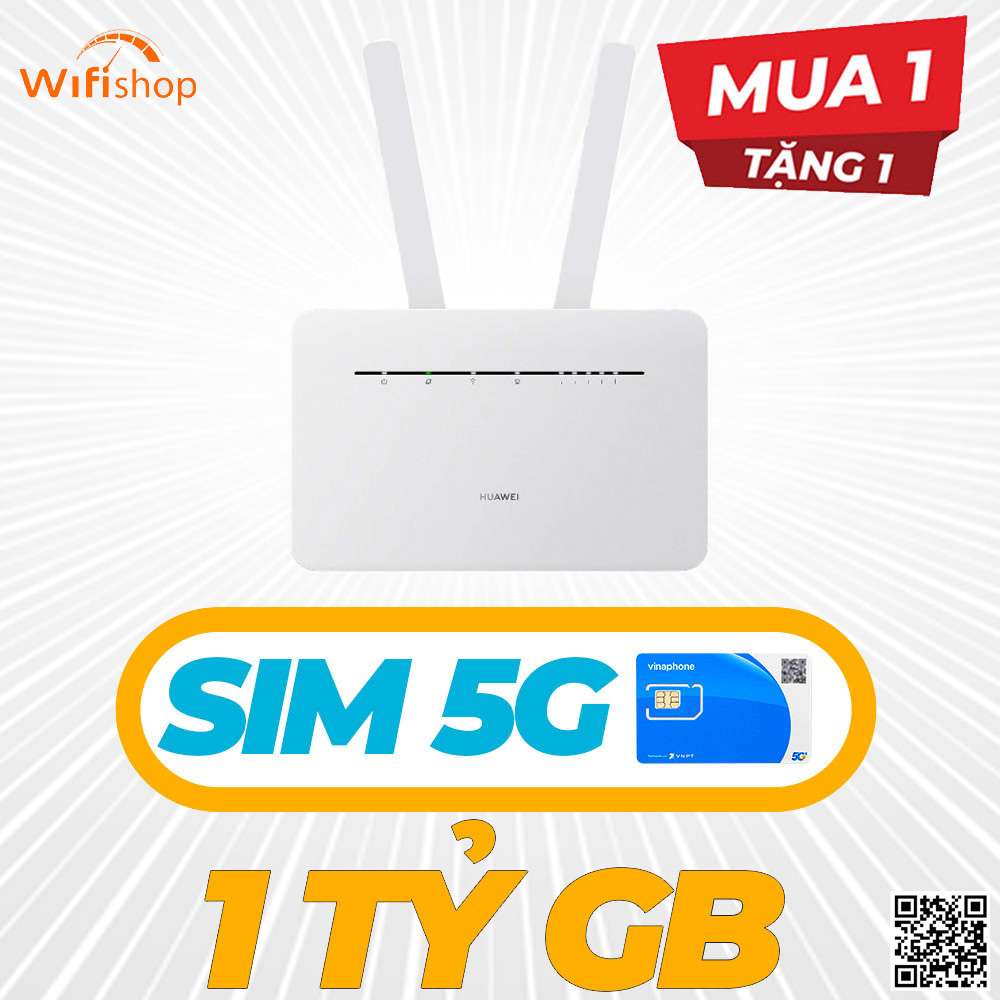Bộ phát Wifi 4G Huawei B535-836, tốc độ 300Mbps, kết nối 64 thiết bị