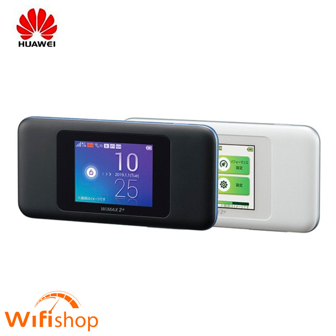 Bộ phát WiFi 4G Huawei W06 HWD37 - Tốc độ 1237Mbps, Hỗ trợ 16 user, Hàng nội địa Nhật