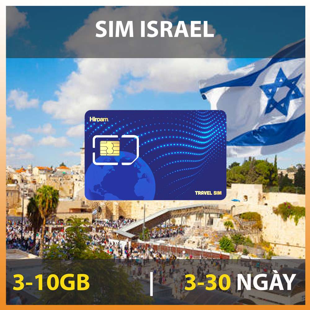 Sim 4G du lịch ISRAEL