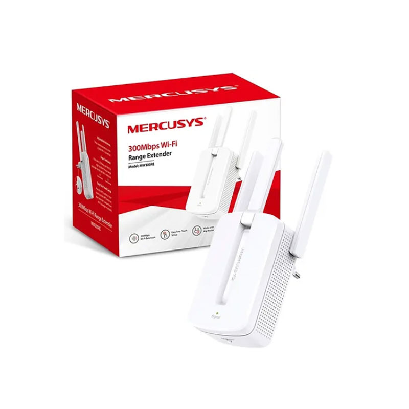 Repeadter Kích Sóng Wifi Mercusys MW300RE Tốc Độ 300Mbps