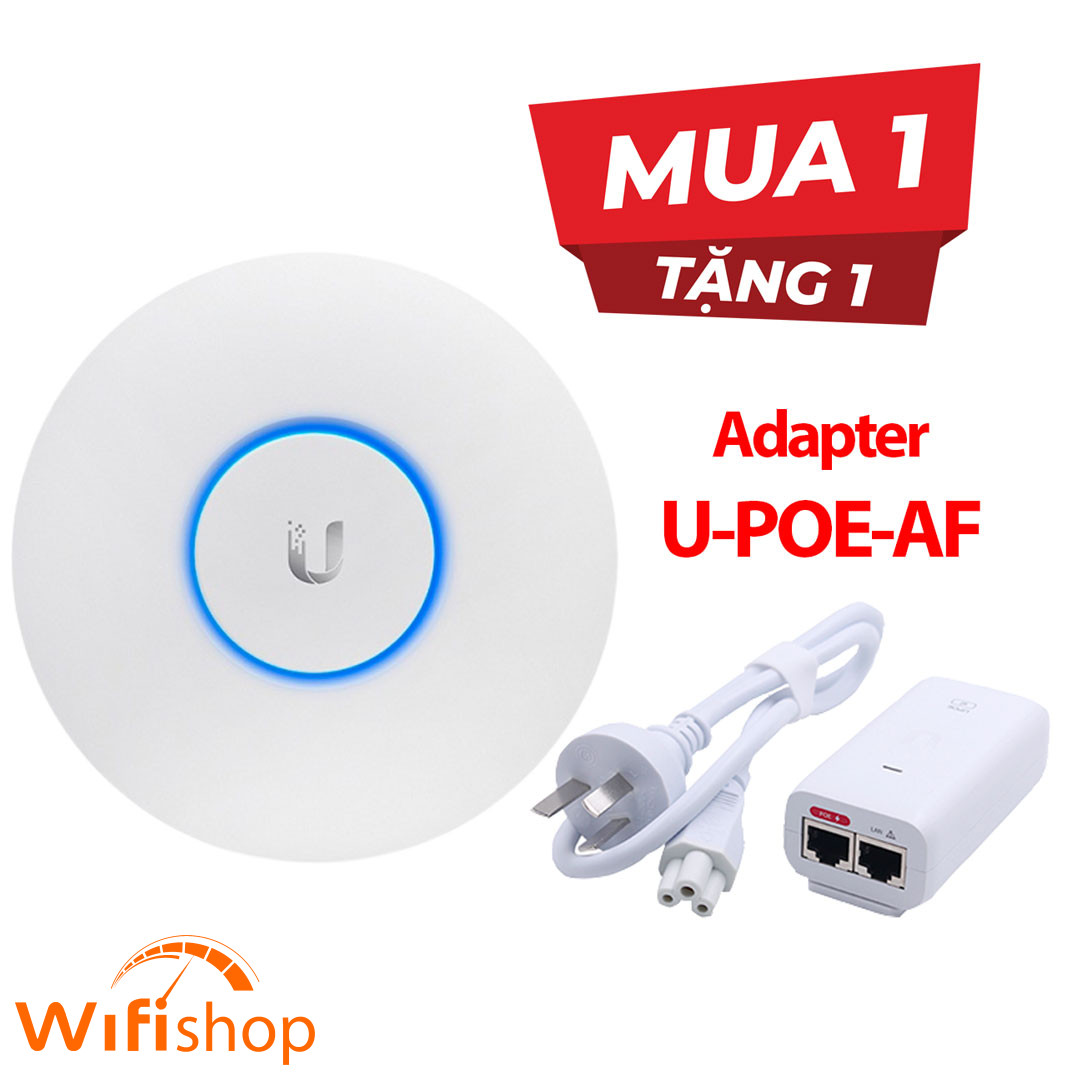 Bộ phát Ubiquiti UniFi U6 Lite - WiFi 6 chuẩn AX, tốc độ 1501Mbps, Hỗ trợ 300 User