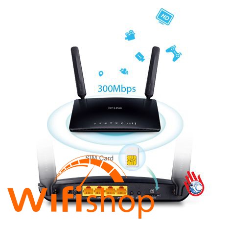 Bộ phát Wifi 4G Tplink MR6400 tốc độ 300Mbps, kết nối 32 máy